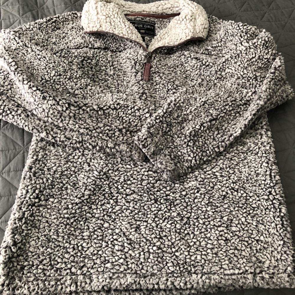 True Grit 1/4 zip pullover (size small)